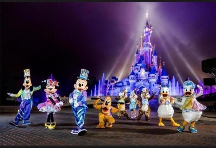 Appartement 5Min Gare Rer Disneyland Paris Val D'Europe La Vallee Village Parking Inclus Montevrain Ngoại thất bức ảnh
